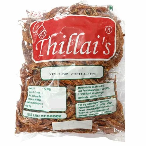 A Grade Yellow Chilli, Madhya pradesh, 500 g