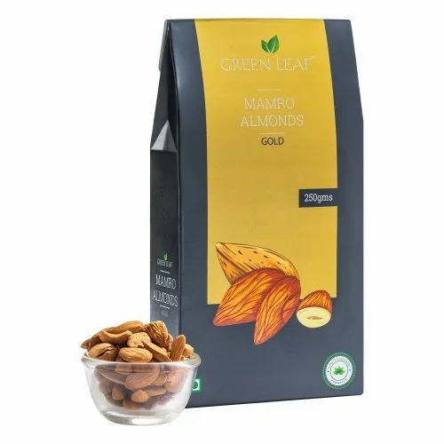 Green Leaf Almond Kernel Mamro, Packaging Type: Vacuum Bag, Packaging Size: 250 G