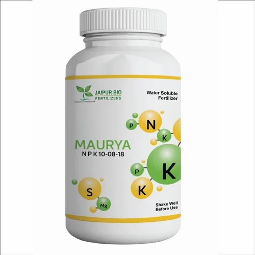 MAURYA (N P K 10 - 08 - 18), For Agriculture, Packaging Size: 1 Liter Botte & 35 Liter Drum
