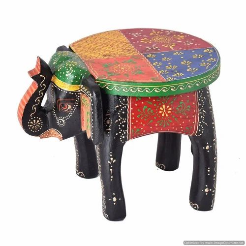 Brown Metal Brass Elephant Statue, For Interior Decor