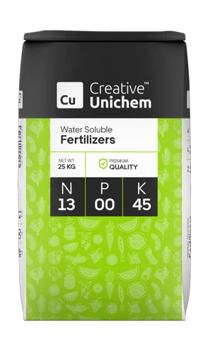 White Powder 13-00-45 NPK Water Soluble Fertilizer, 25 kg, Bag