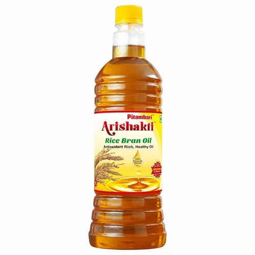 Pitambari REFINED RICE BRAN OIL, 1 Litre, Lowers Cholesterol