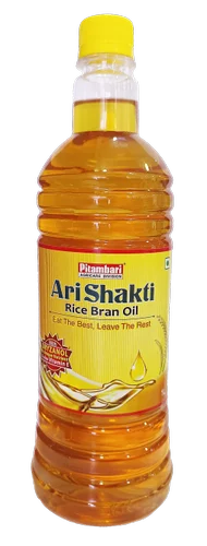Arishakti Pure Refined Rice Bran Oil, End Use: Cooking