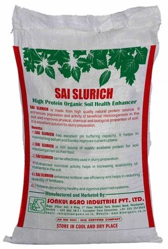 Sai Slurich (High Protein Organic Soil Health Enhancer), Packaging Size: 20 Kg / Acre