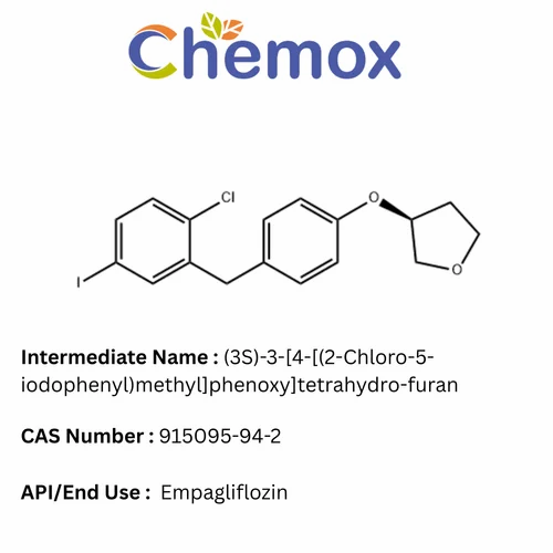 3S-3-4-2-Chloro-5-iodophenyl-methyl-phenoxy-tetrahydrofuran Cas No 915095-94-25