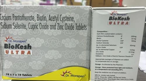 Tablet BIO KESH ULTRA, Packaging Type: Bottle