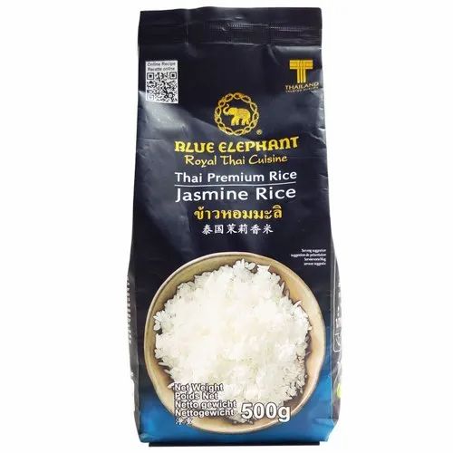 Blue Elephant Thai Premium Jasmine Rice, 500gm, Packaging Type: Pouch, Packaging Size: 5oo gm