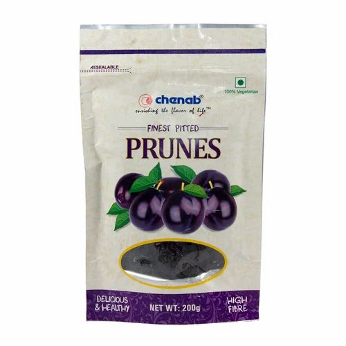Chenab Pitted Prunes,200g, Packaging Type: Vacuum Bag