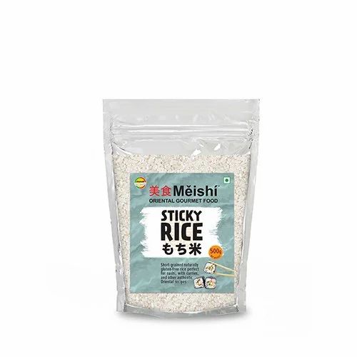Meishi Short grained Sticky Rice, Packaging Type: Packet, Packaging Size: 500g and 1kg