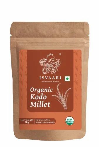 Indian Brown Isvaari Kodo Millet, High in Protein
