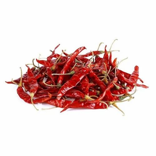 Organic Red Chillies, Whole with Stem