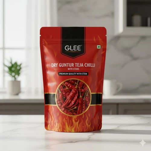 Guntur Teja Red Chilli with stem