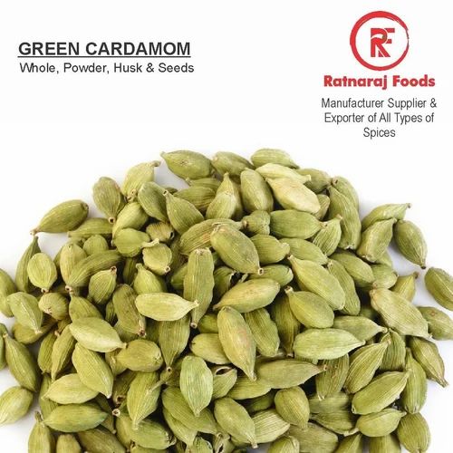 Green Cardamom 7 Mm, Whole Pods