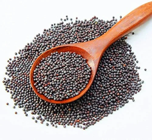 Machine Clean Black Mustard Seeds (99.9% Purity)