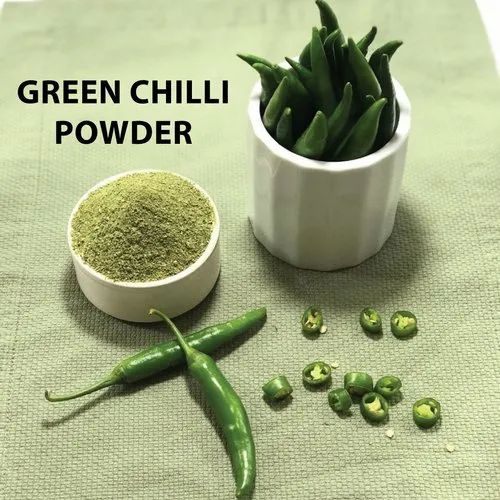 Greenish Byadgi Green Chilli Powder, Packaging Size: 25Kg Bags.