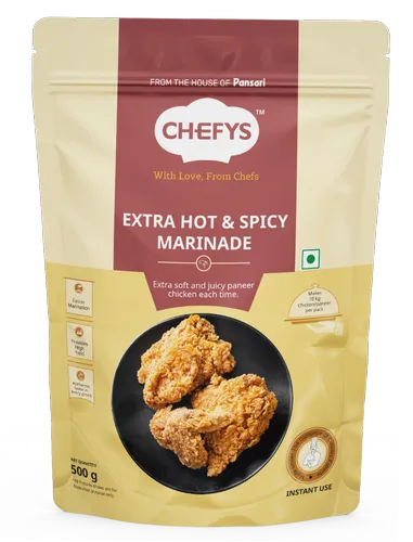 Chefys Extra Hot & Spicy Marinade- 500 Gm