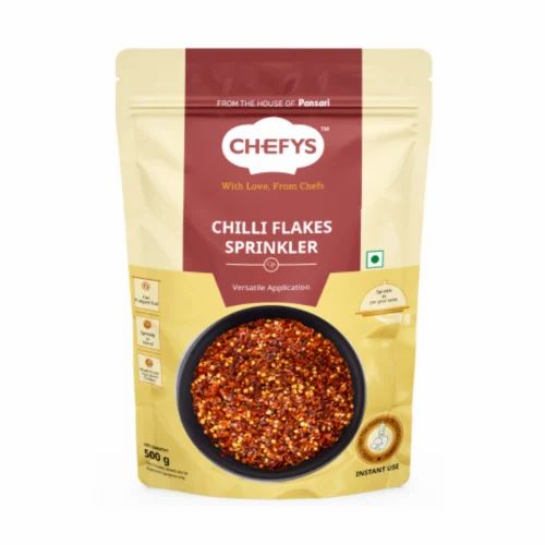 Chilli Flakes Sprinkler, Packaging Size: 500g