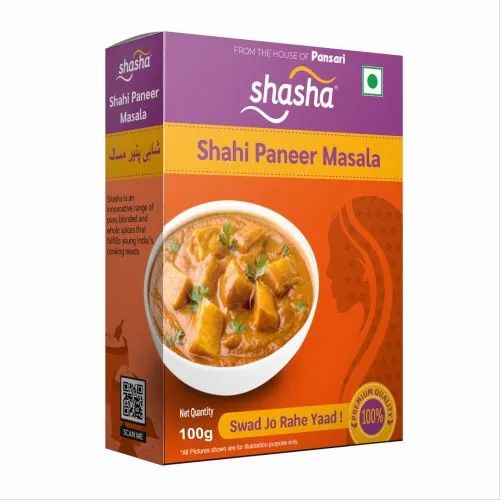 Shasha Shahi Paneer Masala