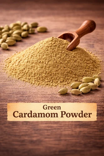 Green Cardamom Powder light green