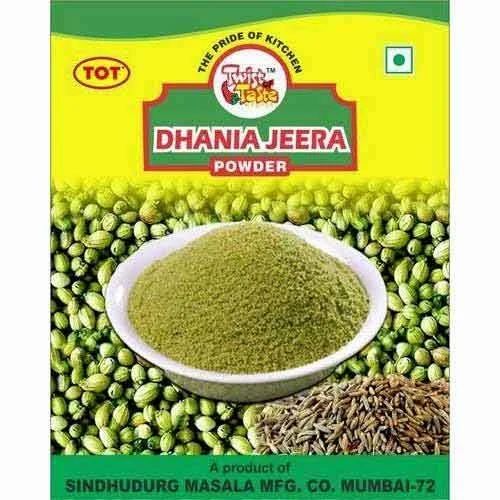 Dried Green Dhania Jeera Powder, Packaging Size: 50g