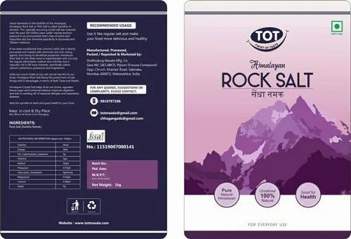 Light pink Sendha Namak, Packaging Type: Pouch, Packaging Size: One kilogramme