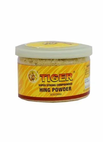 100gm Tiger Super Strong Compounded Hing Seasoning Powder, Packaging Type: Container
