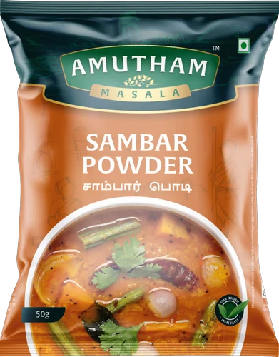 Amutham Organic Sambar Podi Powder (No Preservatives) - 1kg Packet