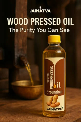 Organic Groundnut Oil, 1 litre