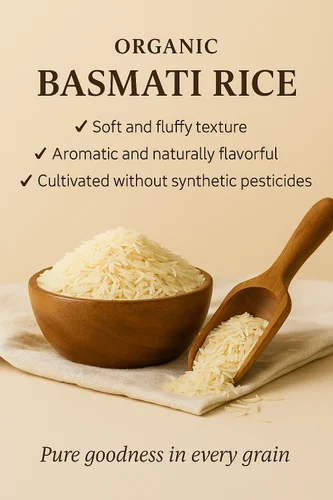 Organic Basmati Rice, 1 Kg