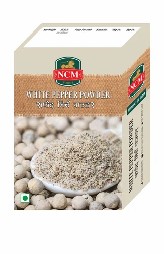 NCM White Pepper Powder, Packaging Type: Box