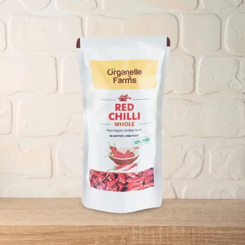 50 g Organelle Farms Red Chilli Whole, Packet