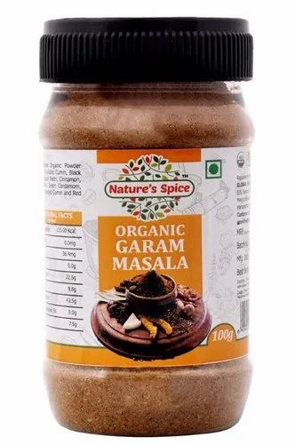 Nature's Spice Organic Garam Masala, Packaging Size: 100g