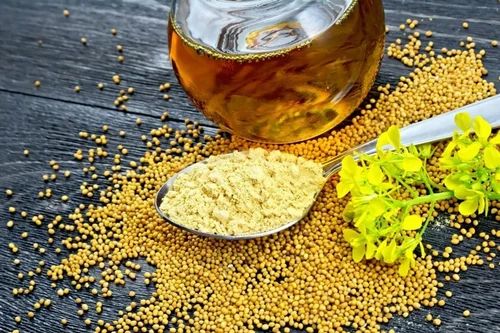 Mono Saturated Lowers Cholesterol Organic Yellow Mustard Oil