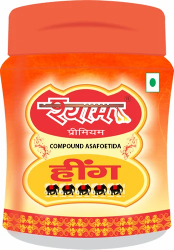 Shyam Dhani Hing 100G, Packaging Type: Container