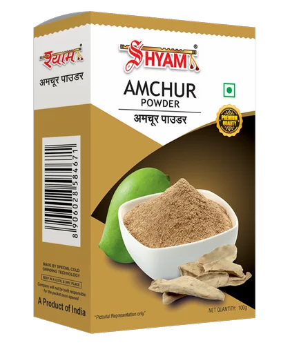 Shyam Dhani Dry Mango Amchur Powder 100g, Packaging Type: Box