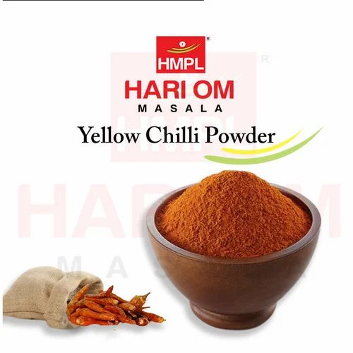 Yellow Chilli Powder, 25 Kg