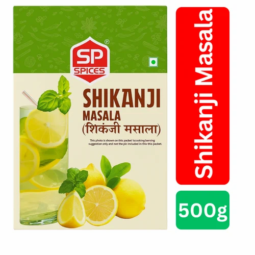 Shikanji Masala - SP Spices (Nimbu Flavoured Blend Powder) 500g, Packaging Size: 500 gm