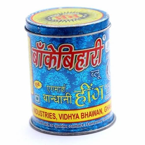 Bankey Bihari Blue Pack Hing, Packaging: 100 gm