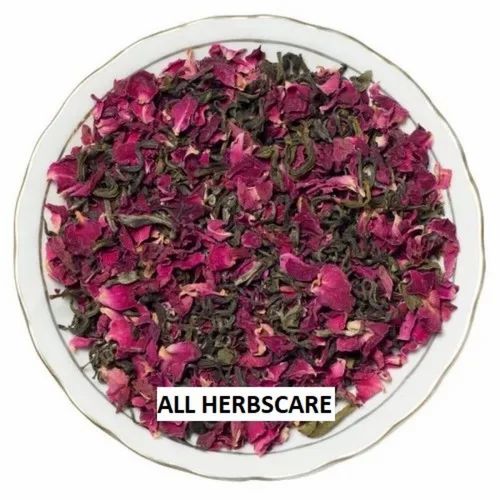 Rose Green Tea Leaves and Petals Blend Bag (10 kg)