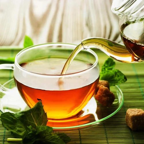 Mint Rose Green Tea, Leaves, 100 g