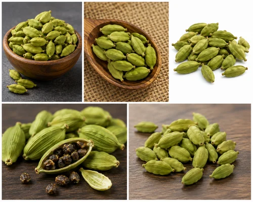 Green Cardamon Export Quality Sizes 7 to 8mm