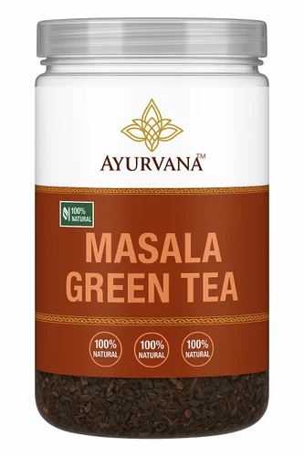 Ayurvana Masala Green Tea - 100gms,Improves Metabolism and Weight Loss,Detoxifies the Body