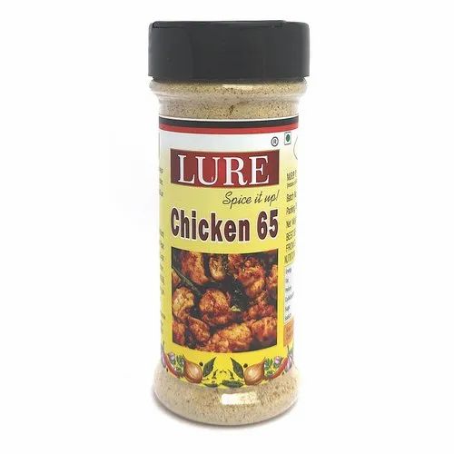 LURE Chicken 65 Seasoning, 100 g, Packaging Type: Jar