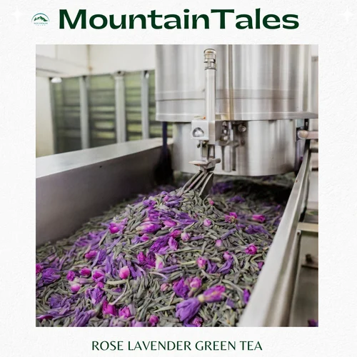 Rose Lavender Green Tea, 1 kg, Leaves