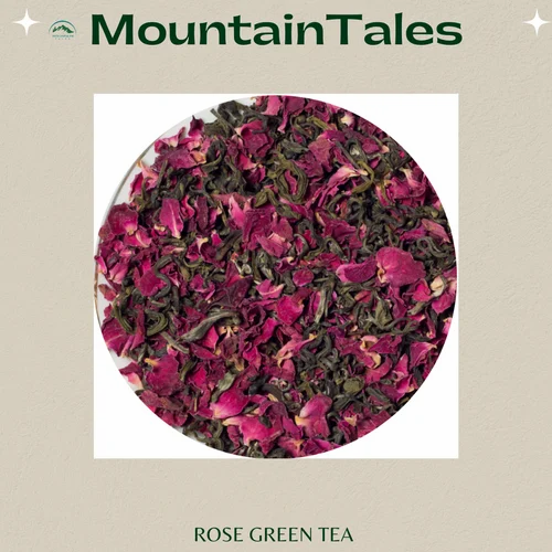 Rose Green Tea, 1 kg, Leaves