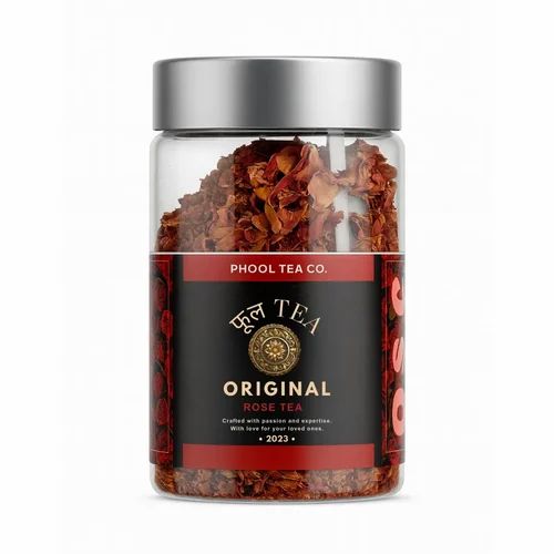 50g Rose Green Herbal Tea, Flakes