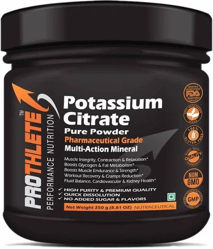 Prothlete Potassium Citrate Pure Powder, 99%, Pharma Grade