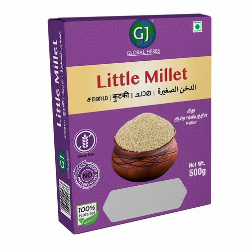 GJ Little millet, saamai arisi, Grains, Packaging Size: 500gm
