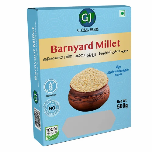 Yellow GJ Barnyard millet grain, kuthiraivali arisi, Packaging Size: 500gm, Gluten Free