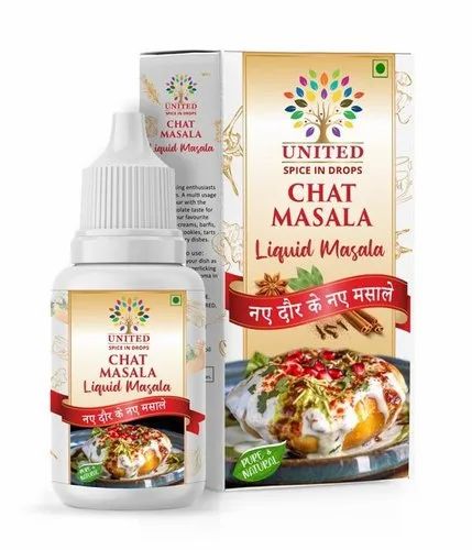 Spice in Drops Chat Masala, Packag in g Size: 25 ML